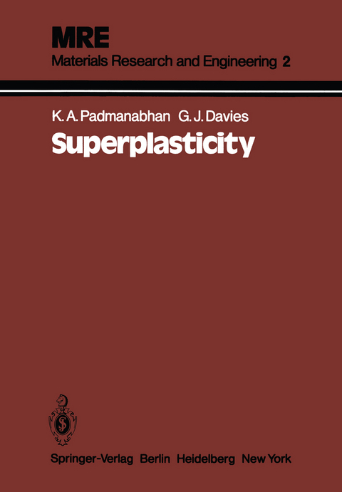 Superplasticity - K Anantha Padmanabhan, G.J. Davies