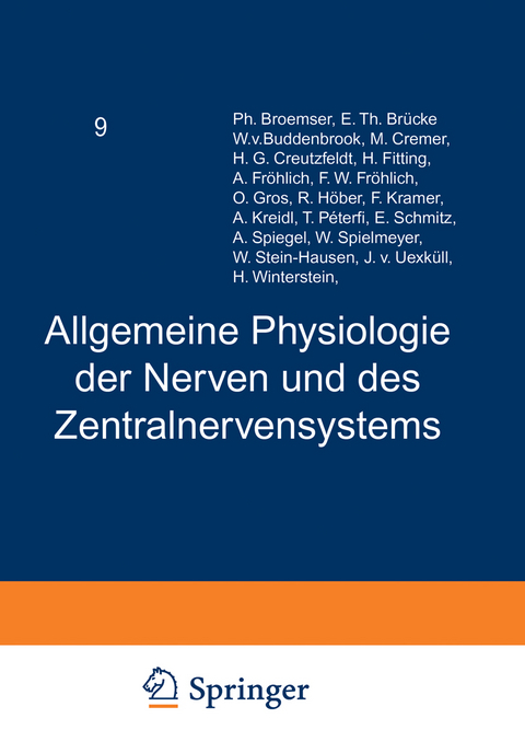 Handbuch der Normalen und Pathologischen Physiologie - A. Bethe, G.v. Bergmann, G. Embden, A. Ellinger