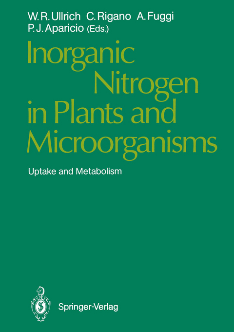 Inorganic Nitrogen in Plants and Microorganisms - 