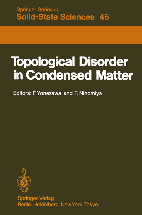 Topological Disorder in Condensed Matter - 