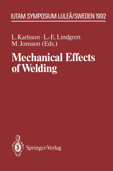 Mechanical Effects of Welding - 