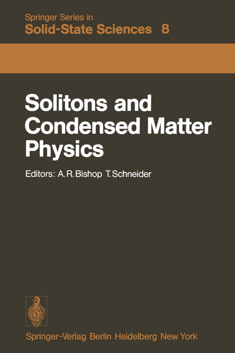 Solitons and Condensed Matter Physics - 