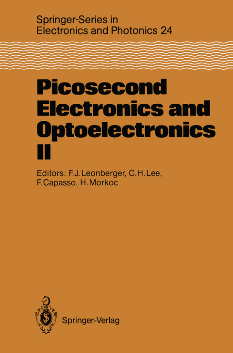 Picosecond Electronics and Optoelectronics II - 