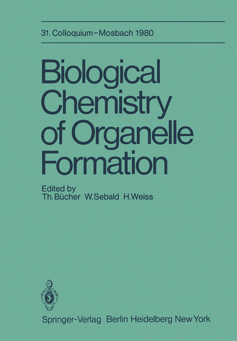 Biological Chemistry of Organelle Formation - 