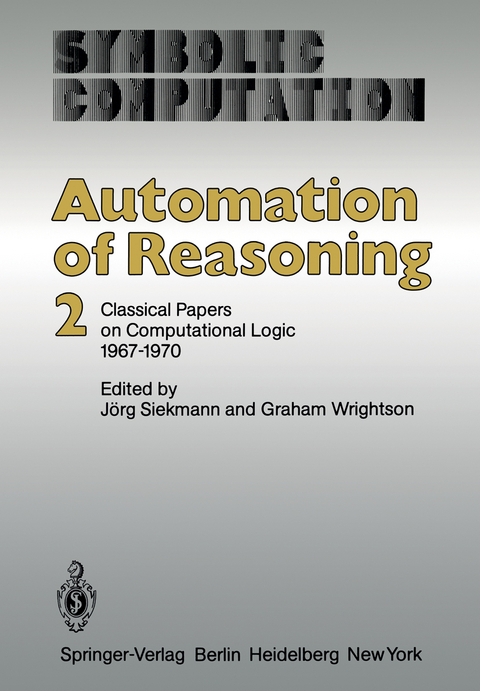 Automation of Reasoning - 