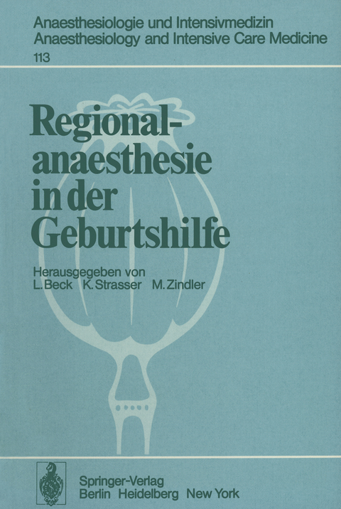 Regionalanaesthesie in der Geburtshilfe - 