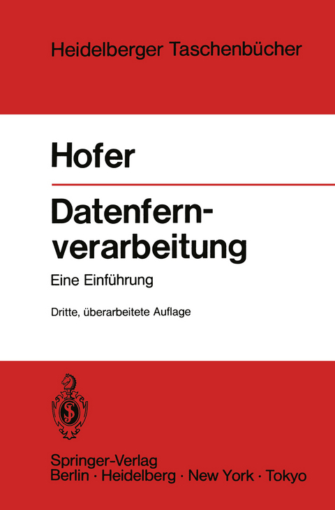 Datenfernverarbeitung - H. Hofer