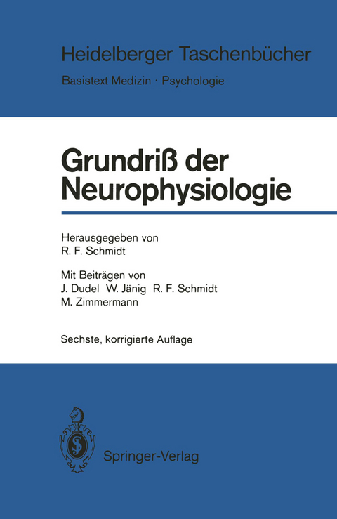 Grundriß der Neurophysiologie - 