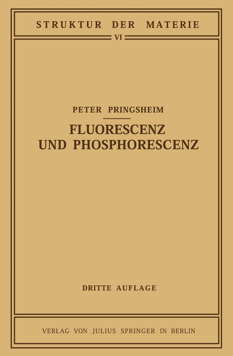 Fluorescenz und Phosphorescenz im Lichte der Neueren Atomtheorie - Peter Pringsheim