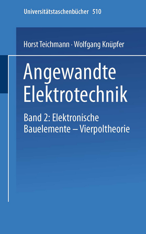 Angewandte Elektronik - H. Teichmann