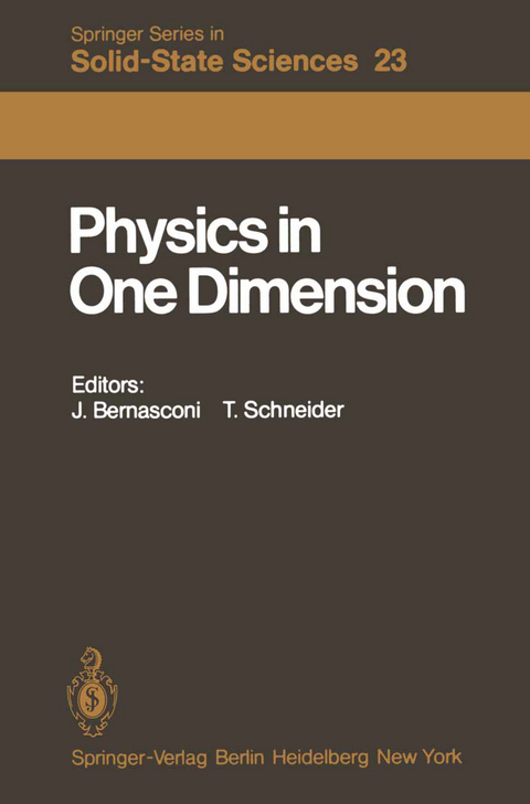 Physics in One Dimension - 