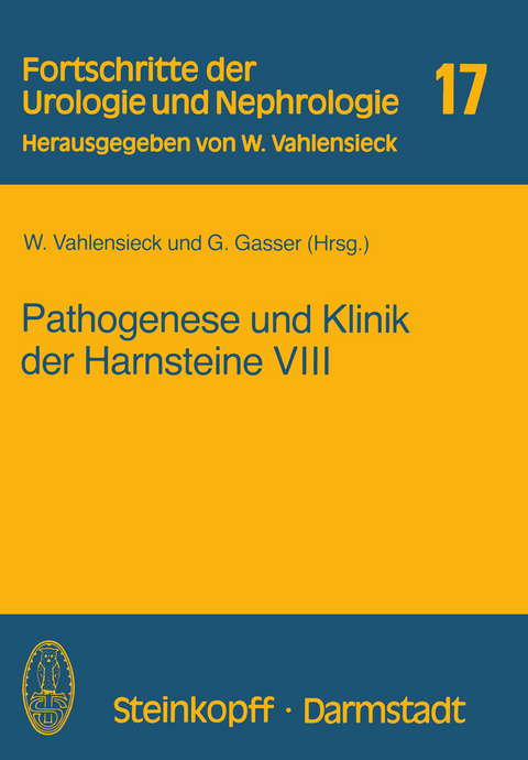 Pathogenese und Klinik der Harnsteine VIII - 