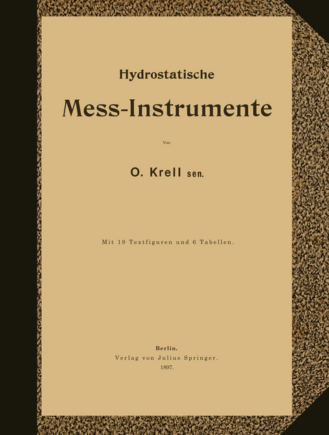 Hydrostatische Mess-Instrumente - NA Krell