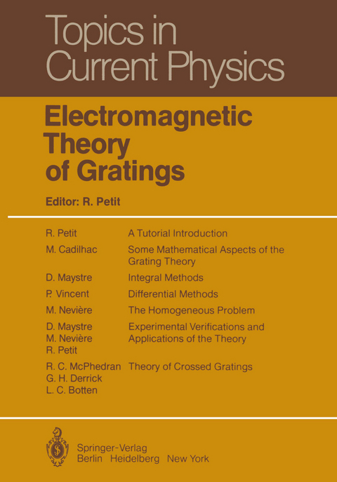 Electromagnetic Theory of Gratings - 