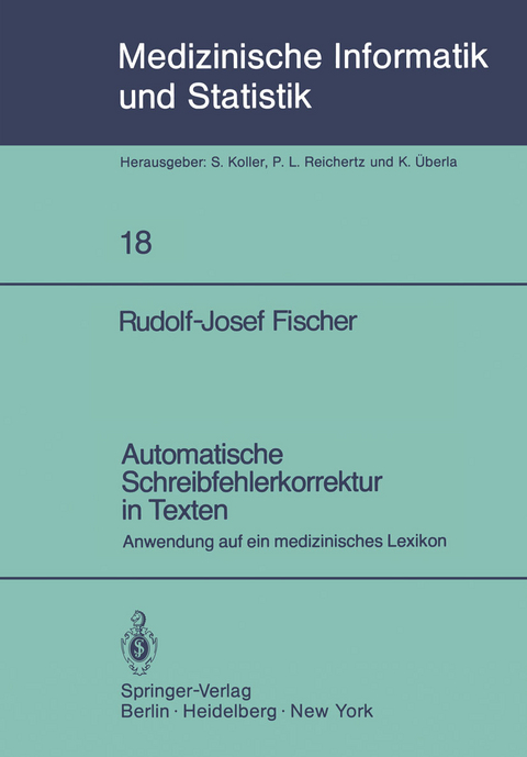 Automatische Schreibfehlerkorrektur in Texten - R.-J. Fischer