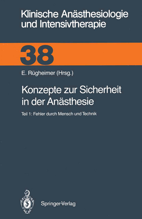 Konzepte zur Sicherheit in der Anästhesie - 