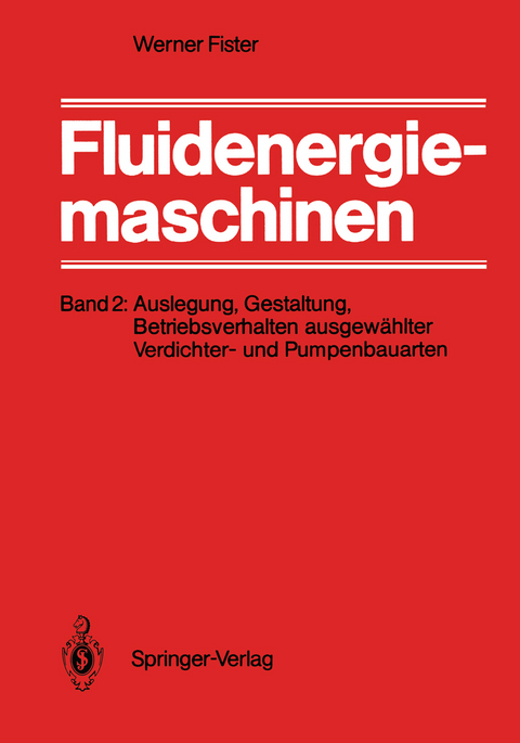 Fluidenergiemaschinen - W. Fister