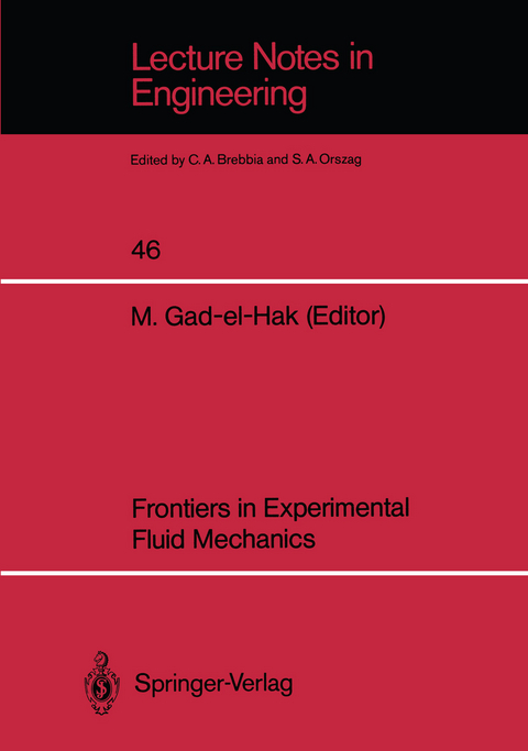 Frontiers in Experimental Fluid Mechanics - 