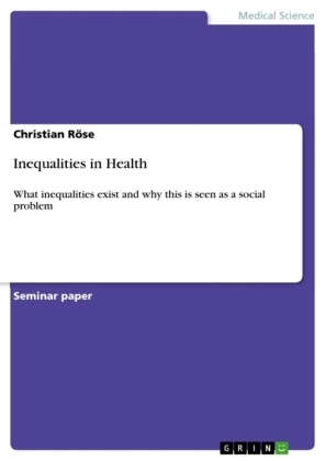 Inequalities in Health - Christian Röse