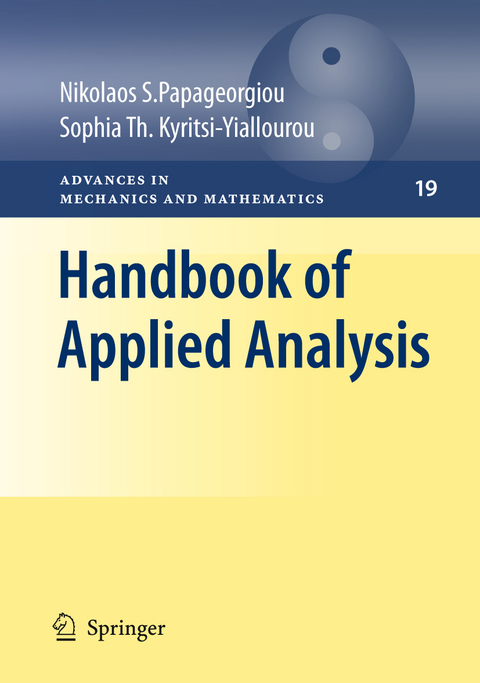 Handbook of Applied Analysis - Nikolaos S. Papageorgiou, Sophia Th. Kyritsi-Yiallourou