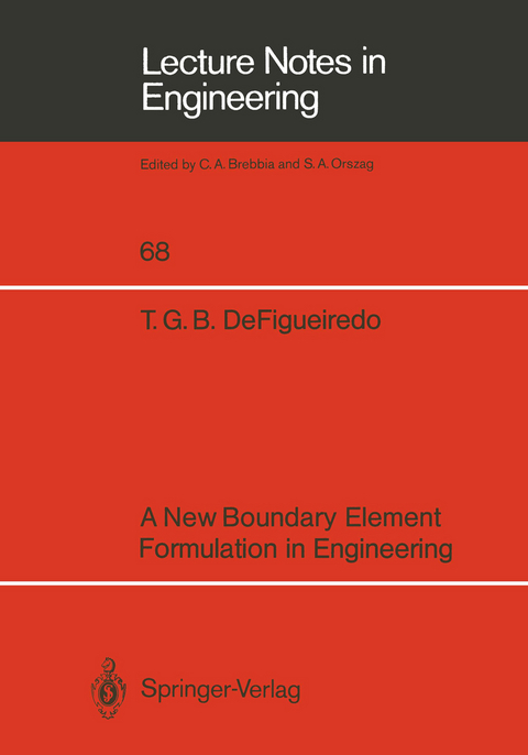 A New Boundary Element Formulation in Engineering - Tania G.B. DeFigueiredo