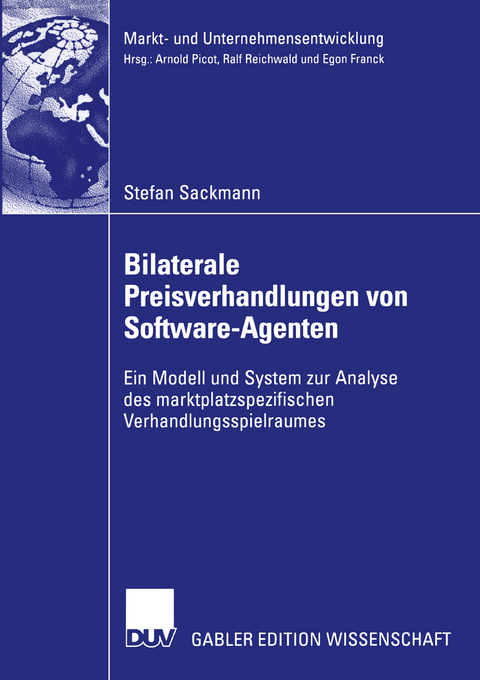 Bilaterale Preisverhandlungen von Software-Agenten - Stefan Sackmann