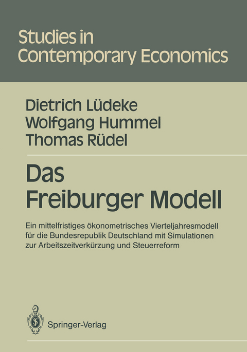 Das Freiburger Modell - Dietrich Lüdeke, Wolfgang Hummel, Thomas Rüdel