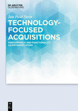 Technology-focused Acquisitions -  Jan Paul Stein