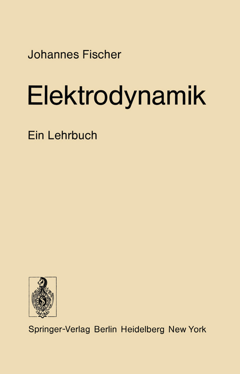 Elektrodynamik - Johannes Fischer