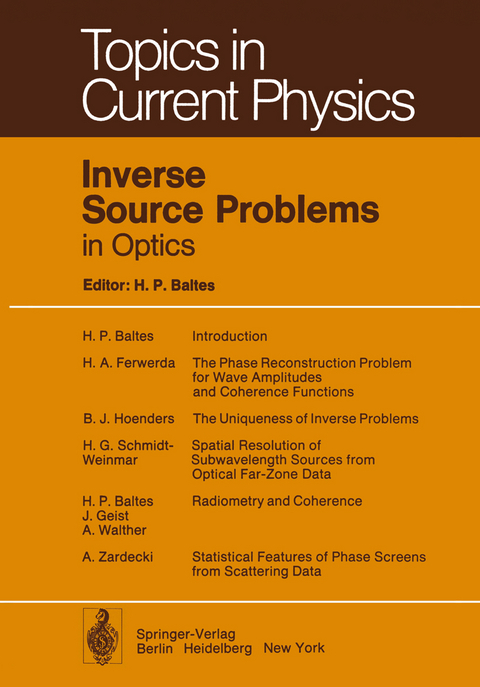 Inverse Source Problems in Optics - 