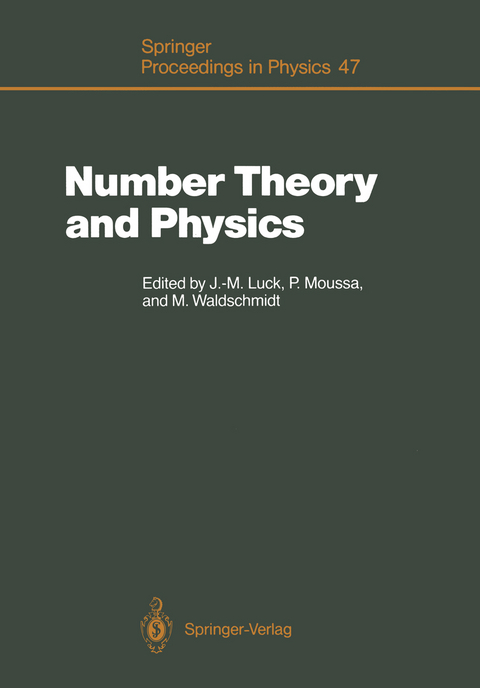 Number Theory and Physics - 