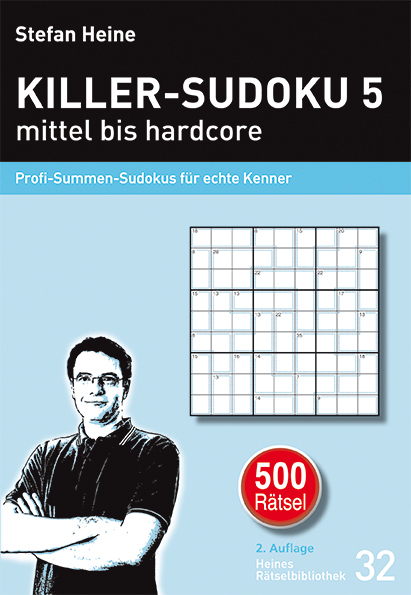 Killer-Sudoku 5 - mittel bis hardcore - 