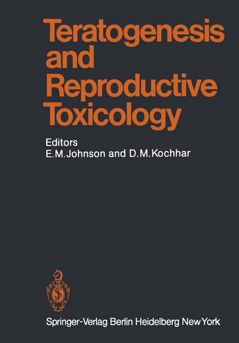 Teratogenesis and Reproductive Toxicology - 