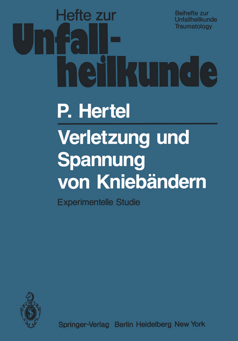 Verletzung und Spannung von Kniebändern - P. Hertel