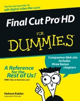 Final Cut Pro HD For Dummies -  Helmut Kobler