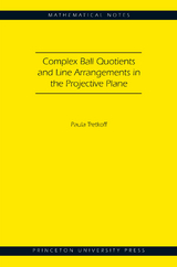 Complex Ball Quotients and Line Arrangements in the Projective Plane (MN-51) -  Paula Tretkoff