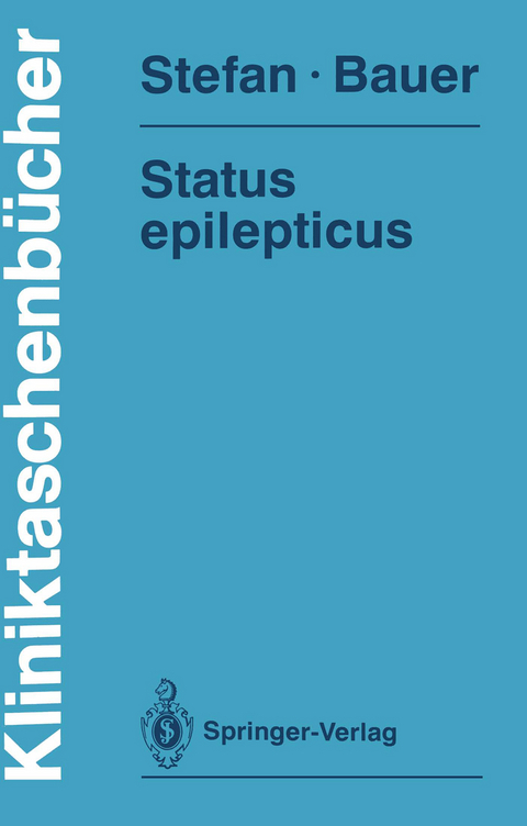Status epilepticus - Hermann Stefan, Jürgen Bauer