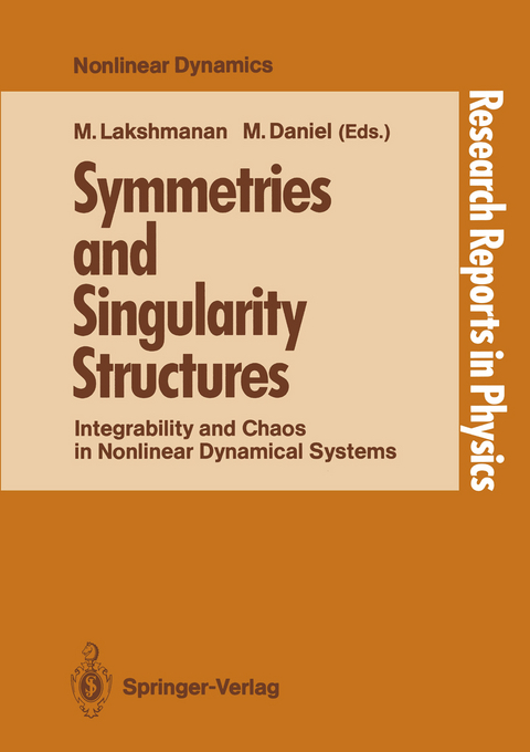 Symmetries and Singularity Structures - 