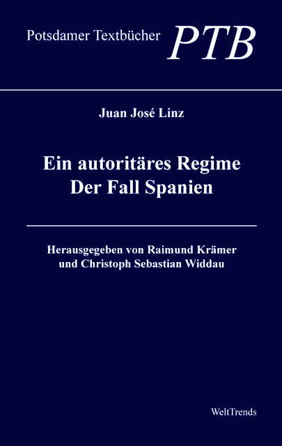 Ein autoritäres Regime - Juan José Linz