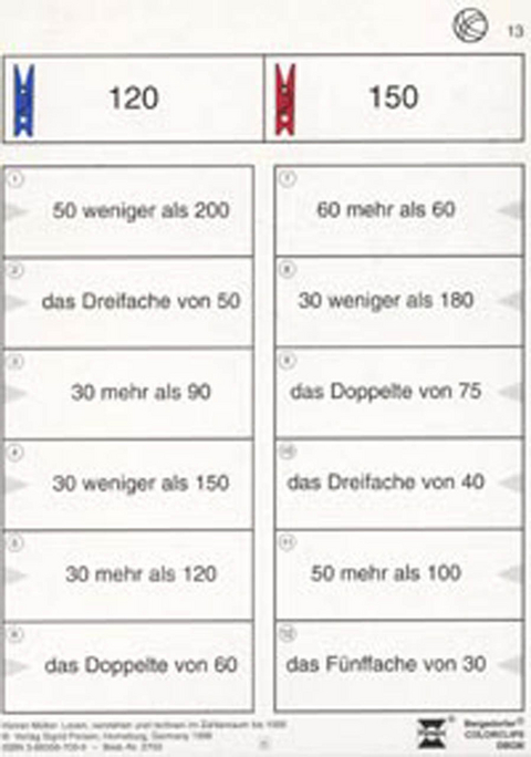 Lesen, verstehen und rechnen im ZR bis 1.000 - Heiner Müller