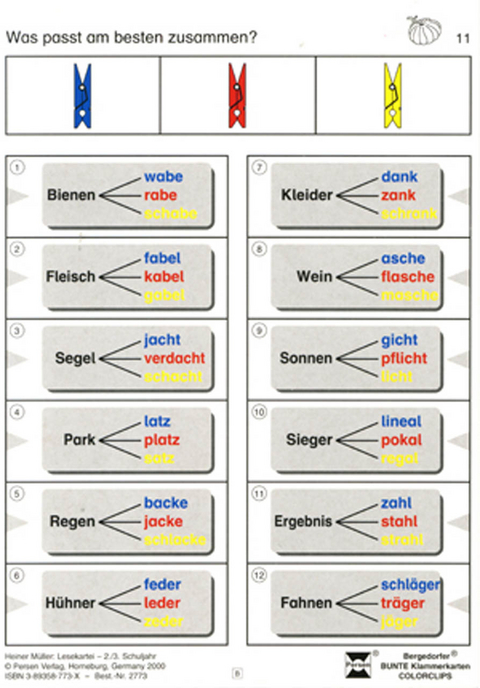 Lesekartei - 2./3. Klasse - Heiner Müller