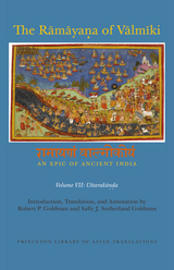 Ramayana of Valmiki: An Epic of Ancient India, Volume VII