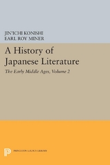 History of Japanese Literature, Volume 2 -  Jin'ichi Konishi