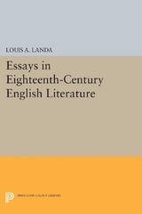 Essays in Eighteenth-Century English Literature - Louis A. Landa