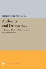 Authority and Democracy -  Christopher McMahon