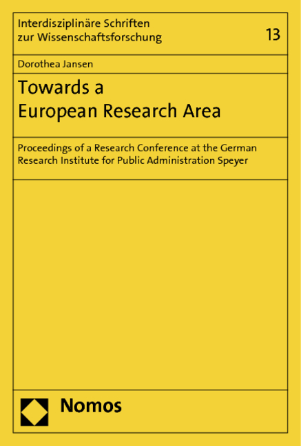 Towards a European Research Area - Dorothea Jansen