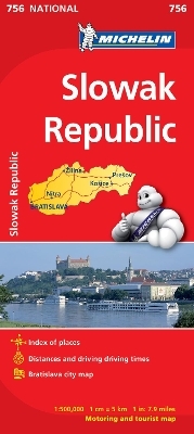 Slovak Republic - Michelin National Map 756 -  Michelin