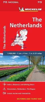 The Netherlands - Michelin National Map 715