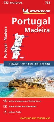 Portugal & Madeira - Michelin National Map 733