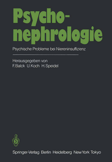 Psychonephrologie - 